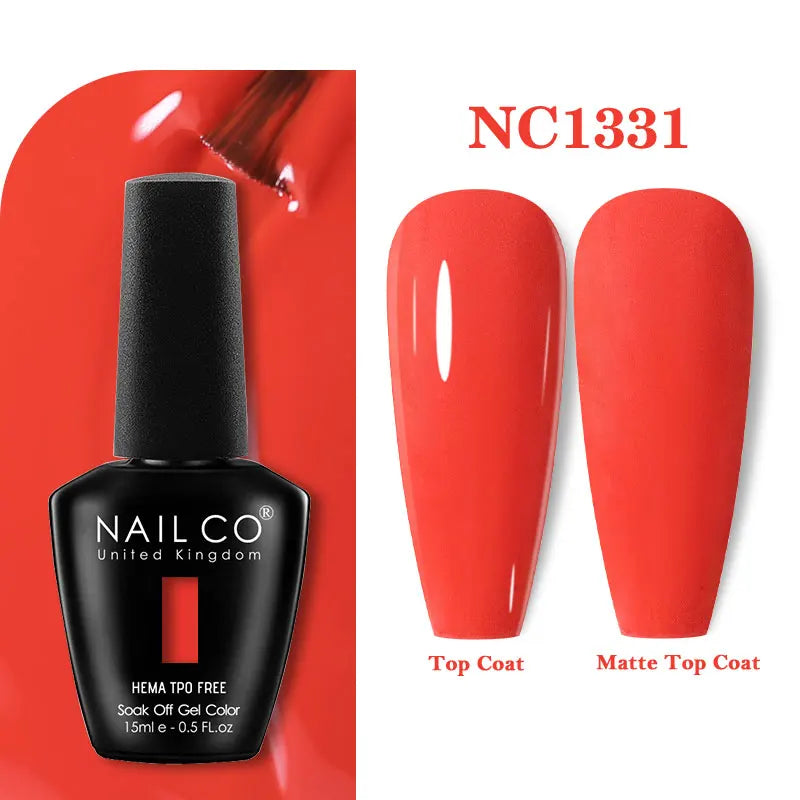 NAILCO 15ml TPO-Free Nail Gel Polish Vernis Semi Permanent Nails Art Manicure Design Hybrid Remover Gel Top Coat Ongle Gel UV