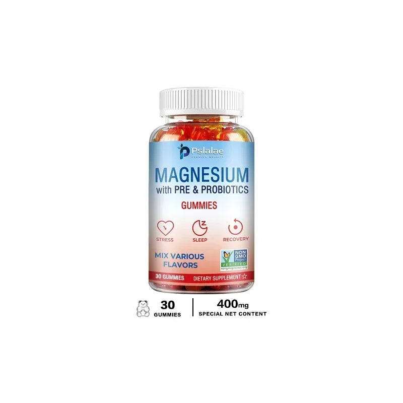 Magnesium Citrate Gummies - Supports Sleep, Heart Health, Bones and Muscles, Relaxation & Digestion