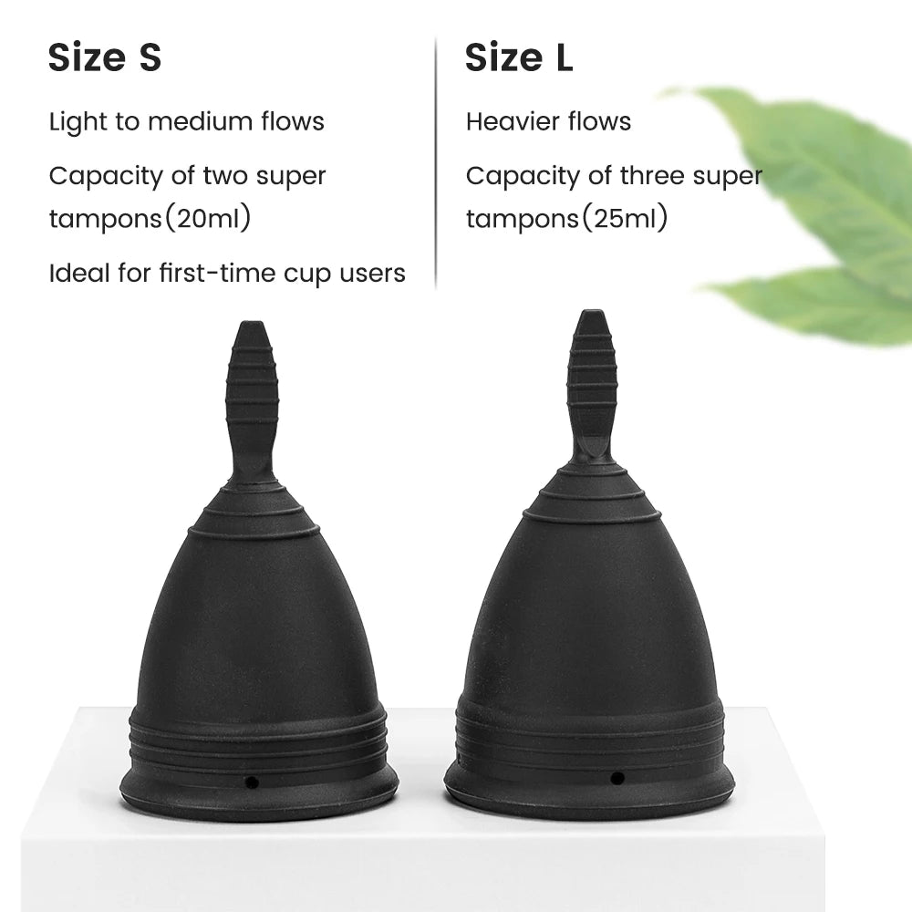 Reusable Lady Period Cup Silicone Feminine Hygiene Copa Menstrual Medical Grade Silicone Menstrual Cup Upgraded Menstrual Cup