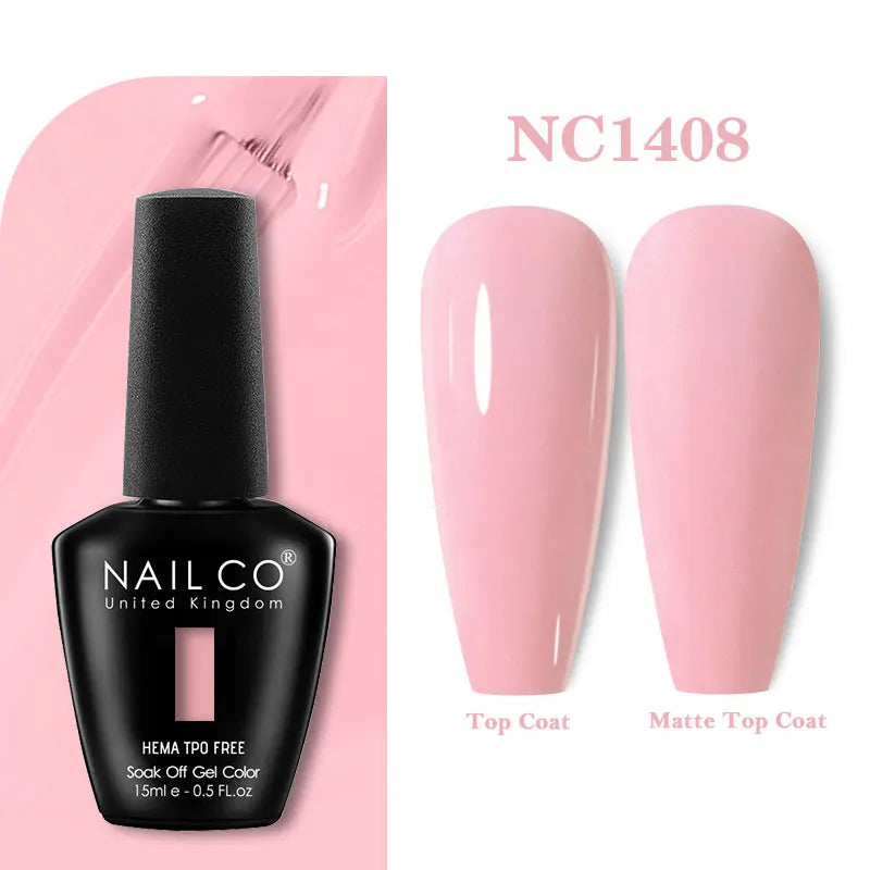 NAILCO 15ml TPO-Free Nail Gel Polish Vernis Semi Permanent Nails Art Manicure Design Hybrid Remover Gel Top Coat Ongle Gel UV