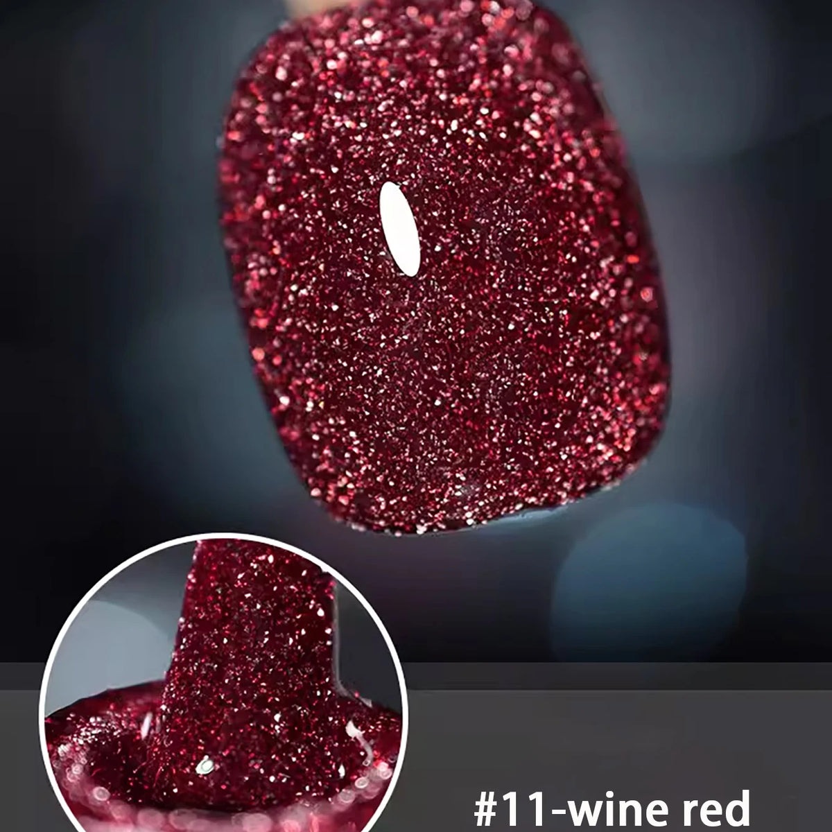 1-12pcs SHAKA Spring Broken Diamond Glue Brown Pink Red Gel Nail Polish 2026 New Atmosphere Essential For Christmas Nail Gel