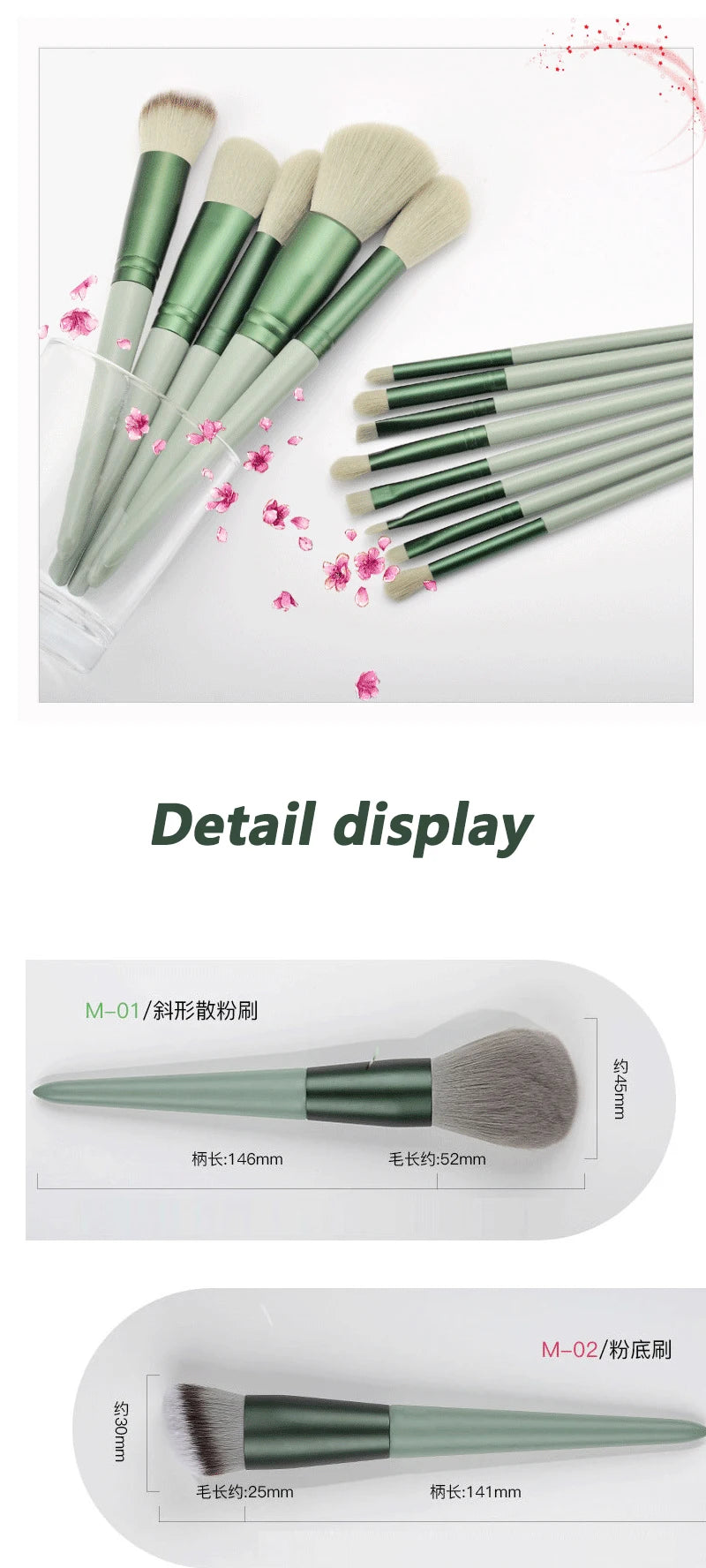 13pcs Makeup Brushes Set Eye Shadow Foundation Women Cosmetic Brush Eyeshadow Blush Beauty Soft Make Up Tools Bag