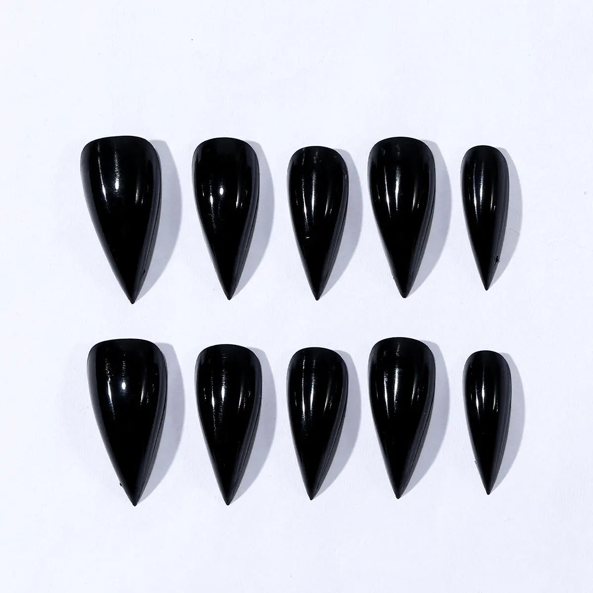 30pcs Dragon Claw Wearable Manicure Nude Color Thicken Full Cover False Nails Alien Shape Eagle's Claw Acrylic Fake Nail Tips