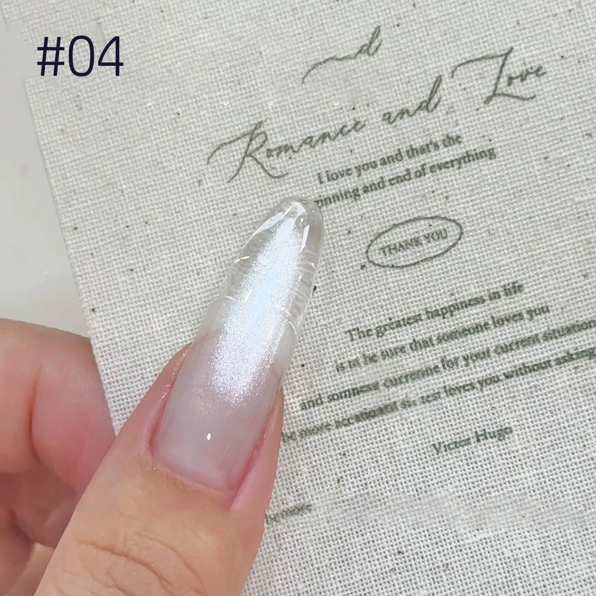 MN 12ML Autumn And Winter Ice Transparent Jelly Boiled Water Cat Eye Gel Nail Polish Perfect For Christmas Halloween White Nail