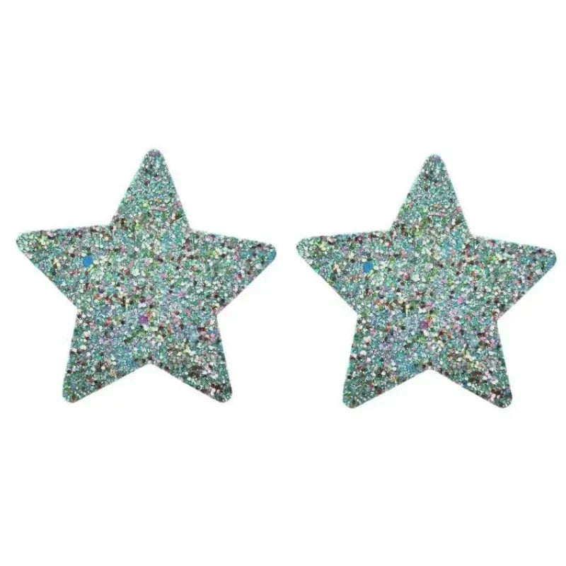 Sexy Nipple Pasties Invisible Disposable Breast Patch Clover Luminous Glitter Breast Lift Tape Chest Stickers Bara Nipple Covers