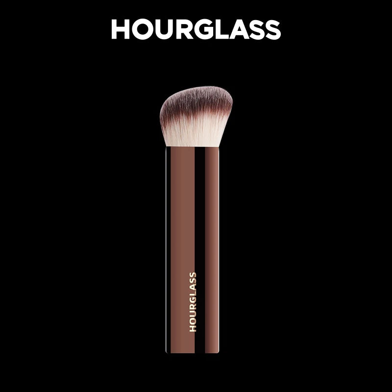 Hourglass Makeup Brush- No.20 Vanish Seamless Finish Foundation Brush Soft Fiber Hair Fashion Design Single Face Brush