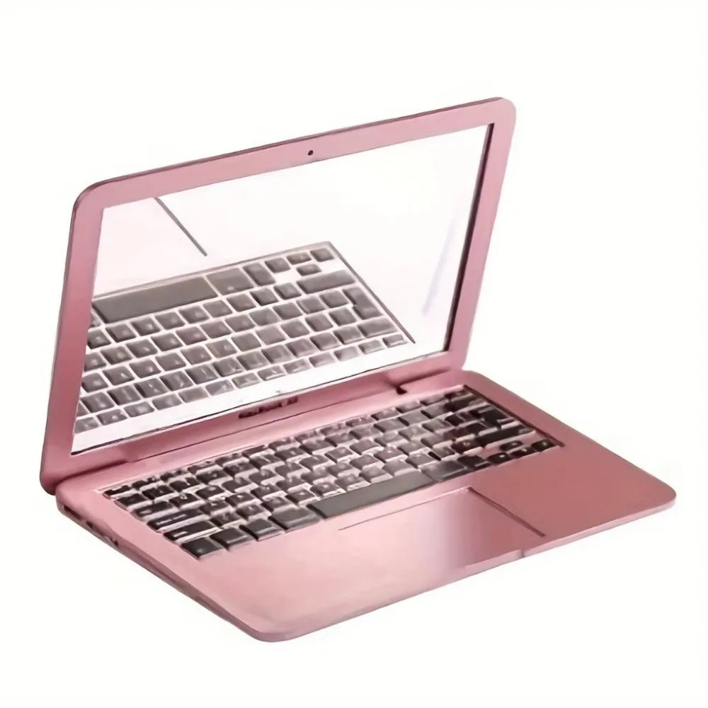 Creative Portable Mini Computer Mirror High Quality Foldable Makeup Mirror Laptop Shape Pocket Mirror Beauty