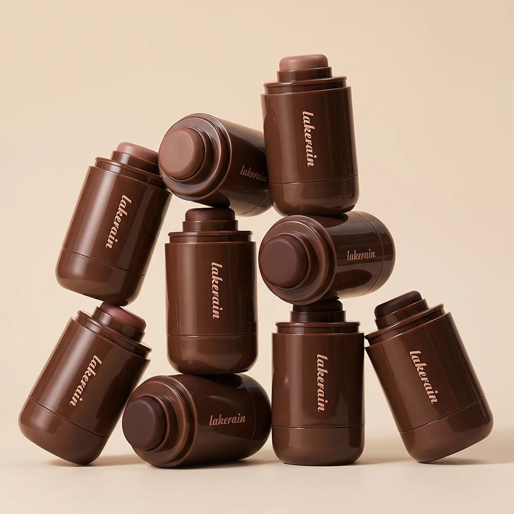 Cream Bronzer Stick Portable Creamy Light Non Sticky Texture Easy Blend For Face Contour Shaping Bronzing Makeup