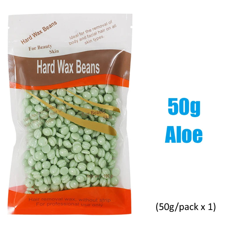 2026 1000g/500g/50g Wax Beans for Hair Removal Fast Painless Body Bikini Wax for Heater Machine Use in Beauty Salons And Home