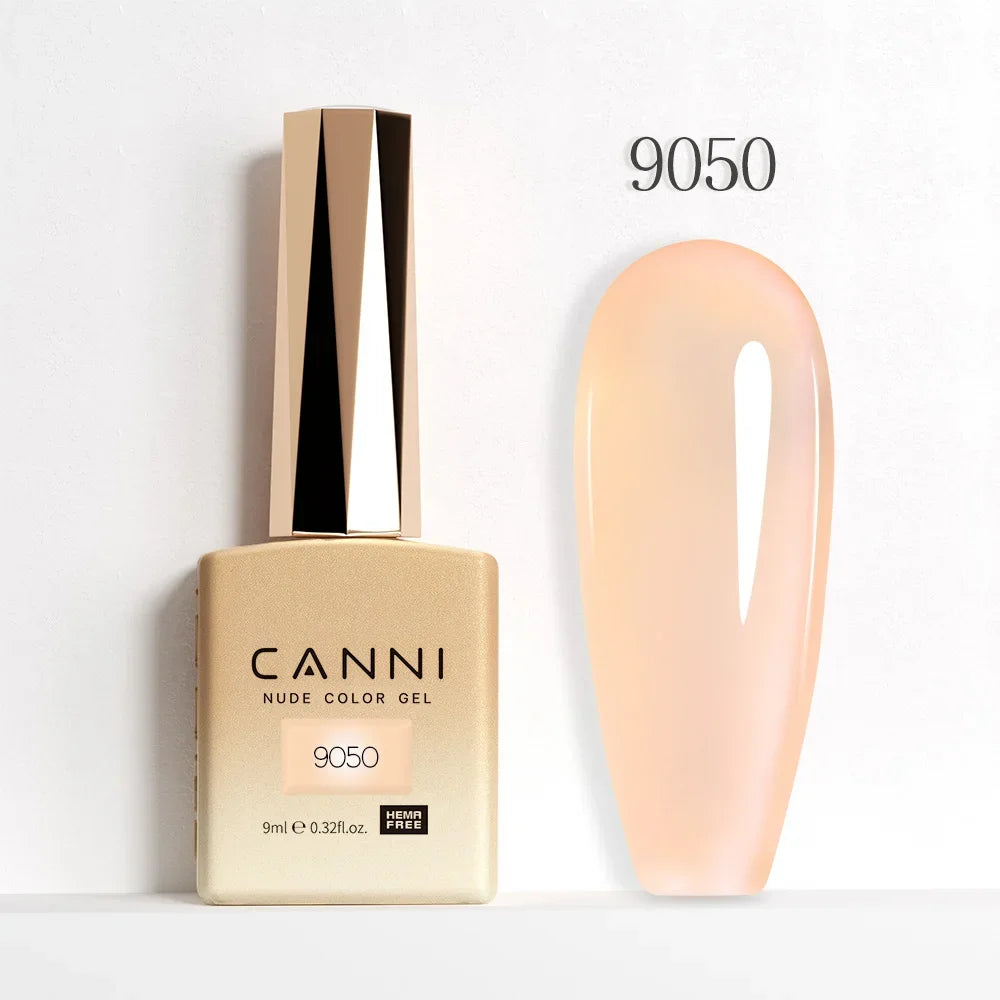 CANNI Christmas Color Gel Polish 9ml Hema Free TPO Free Nail Gel Polish Winter Colors Semi Permanent Gel Super Texture Brush