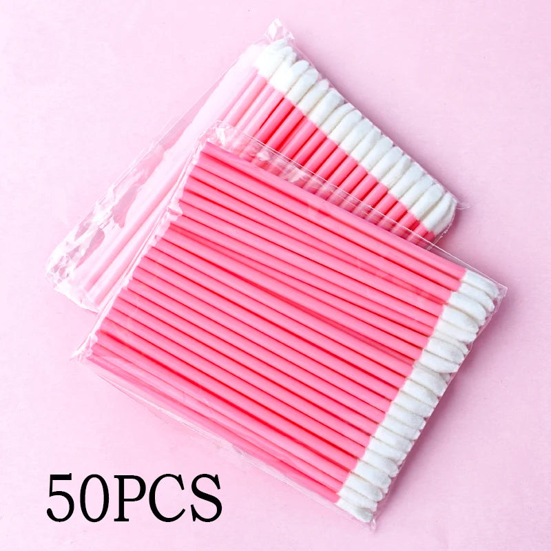 50/1000pcs Lip Brushes Applicators Eyelashes Brush Lipstick Brush Lip Gloss Applicator Wands Makeup Beauty Tool