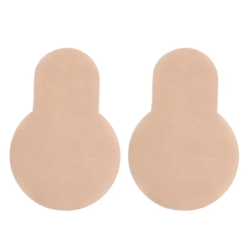 Self-adhesive Nipple Cover Chest Patch Non-woven Thin Invisible Bra Disposable Sticky Lift Breast Petals Round Flower Pads
