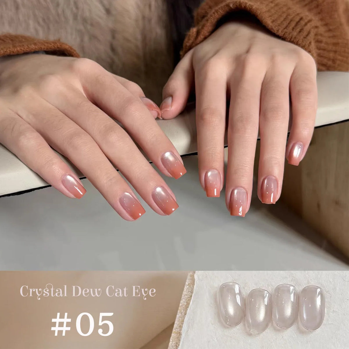 WS 10ml Light Flow Cat Magnetic Gel Nail Polish for Whitening in Autumn And Winter Semi Permanent Gel Manicure DIY Nail Art
