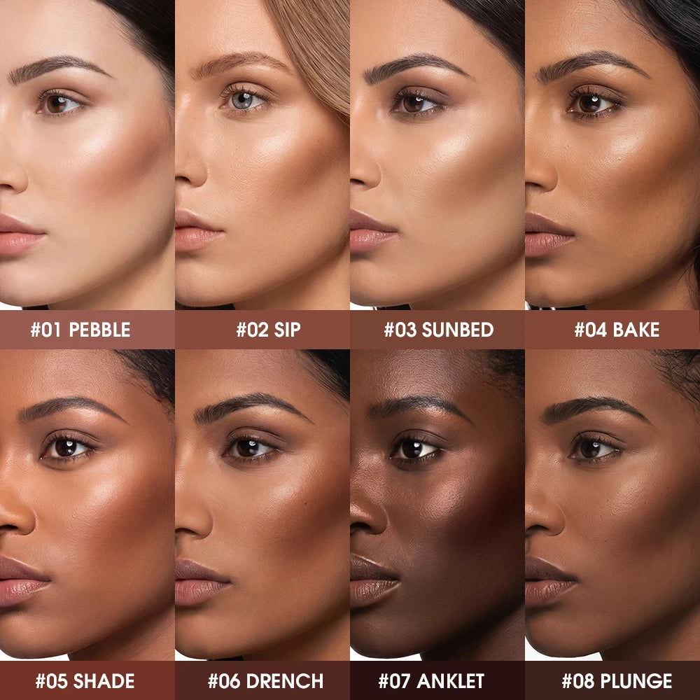 Cream Contour Stick Smooth Blendable Face Shading Stick Natural 3D Sculpting Bronzer Stick Long Lasting Sun-kissed Glow Facial M
