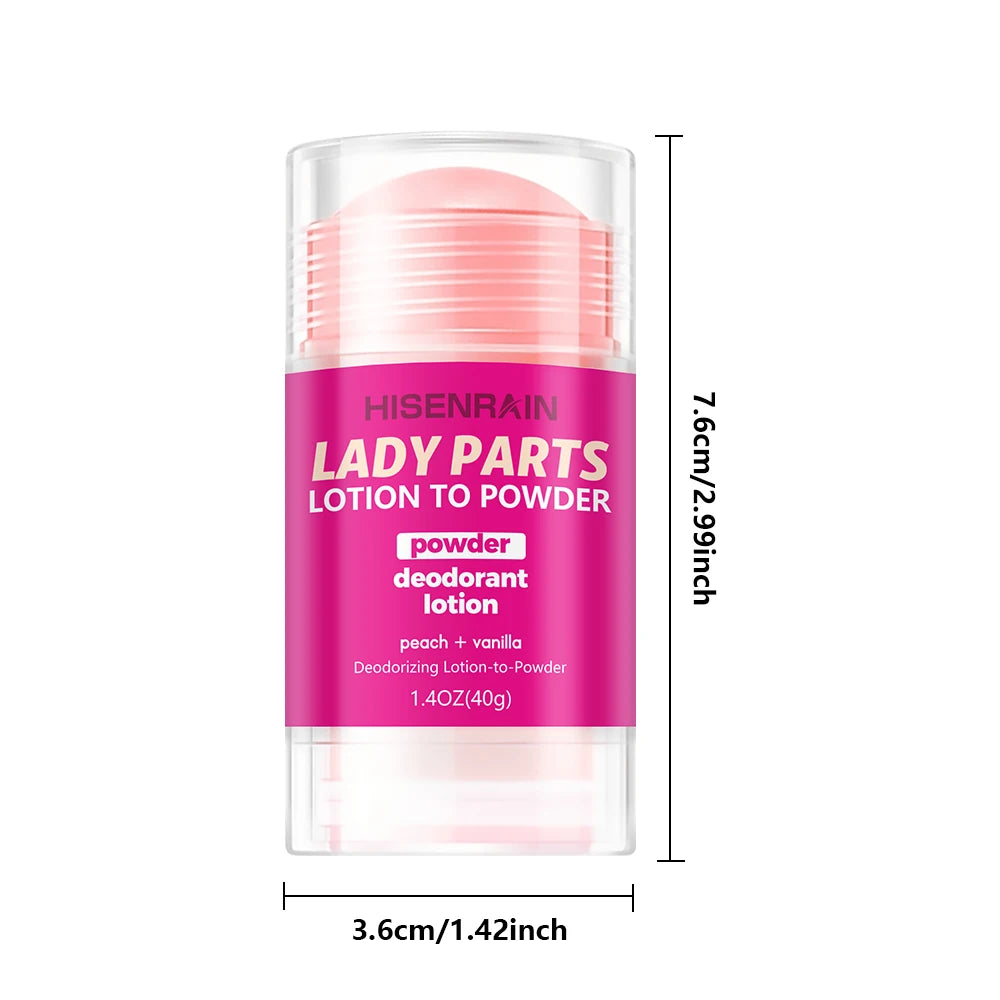 Feminine Intimate Deodorant Peach Stick for Women - Long-Lasting Odor Neutralizer, Fresh & Gentle Care, Natural Ingredients.