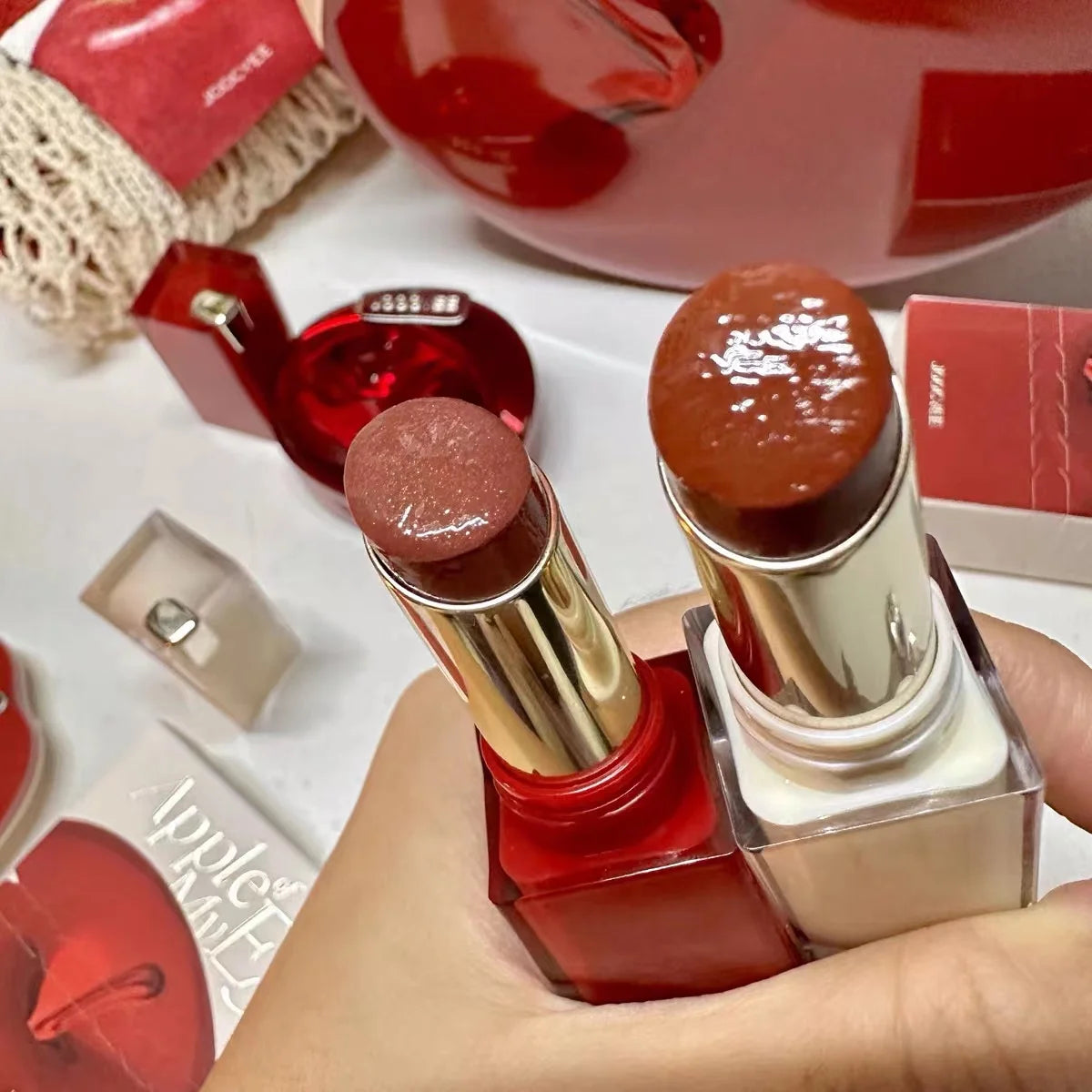 Joocyee Christmas Blush Lipstick Limited Makeup Gift Box