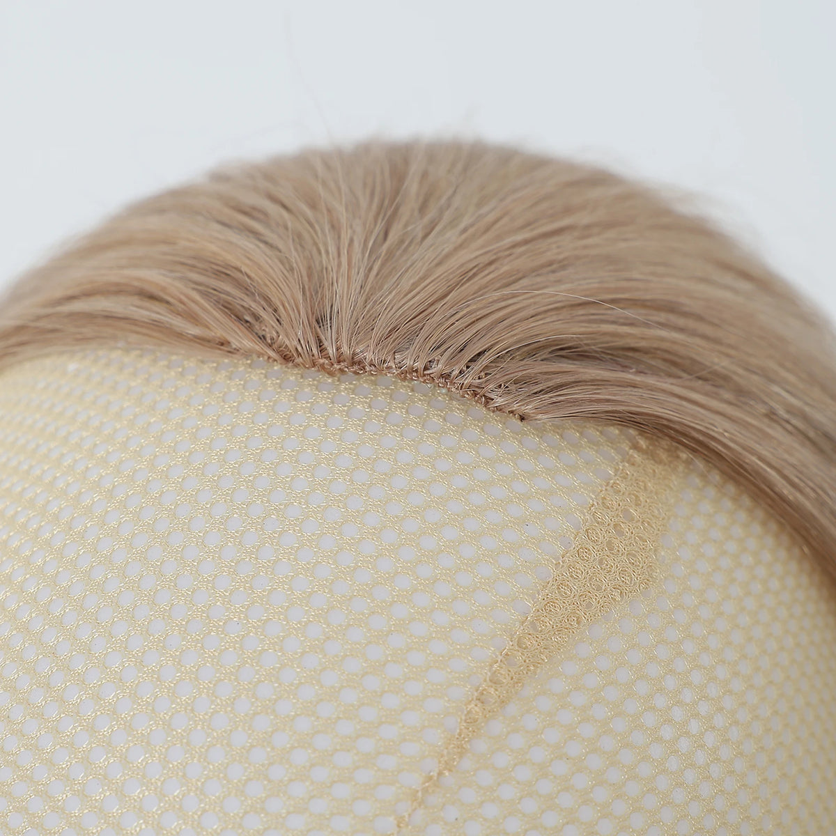 100% Human Hair Bangs Blonde Brown Wispy Bang Hair Clip in Bangs Fringe with Temples Hairpiece for Women Clip on Air Bang 4.5in