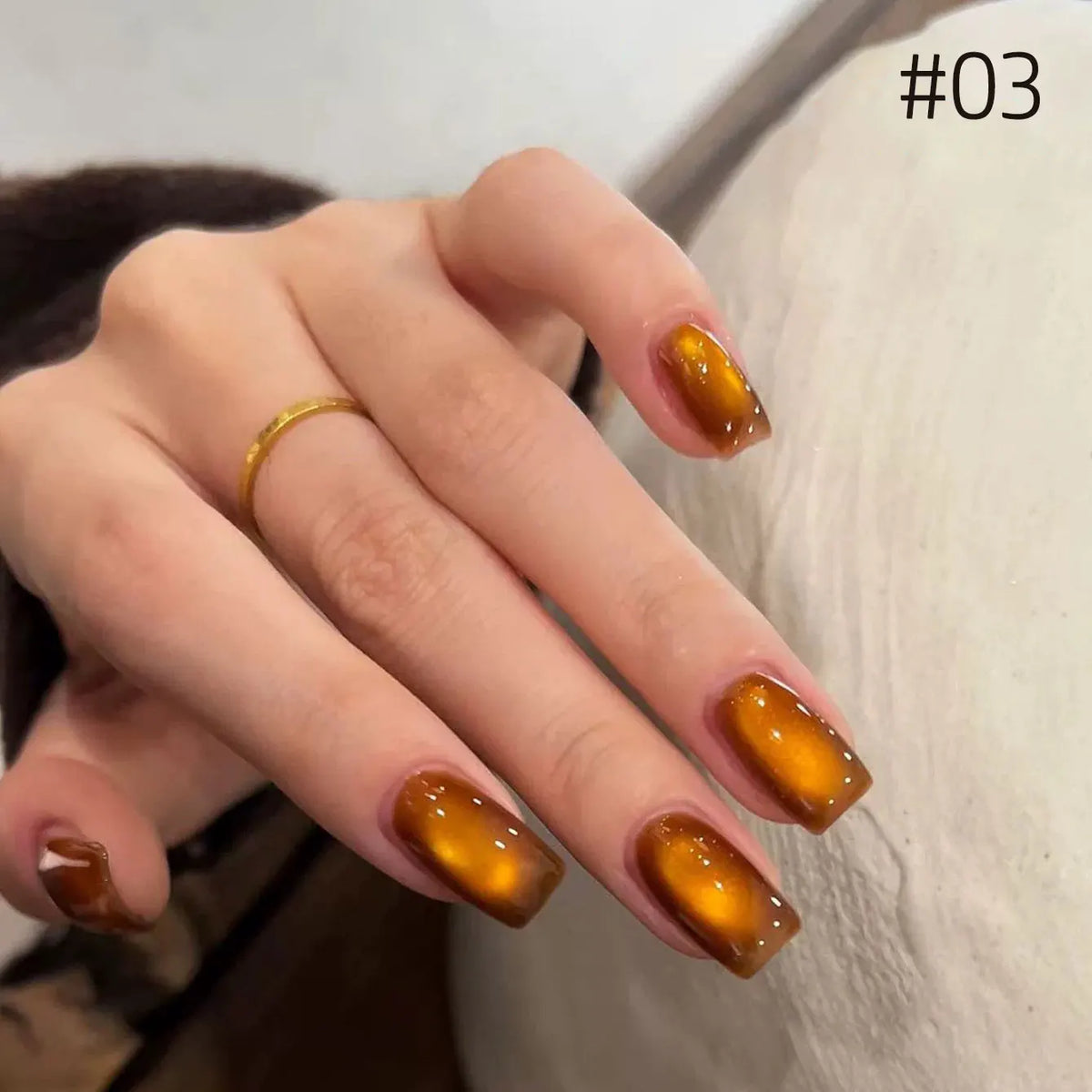 10ML 1-10pcs Christmas Red Nails Gold Black Nails Fiery 10-Color Glass Bead Cat Eye Gel Nail Polish Fine Powder Super Shimmering