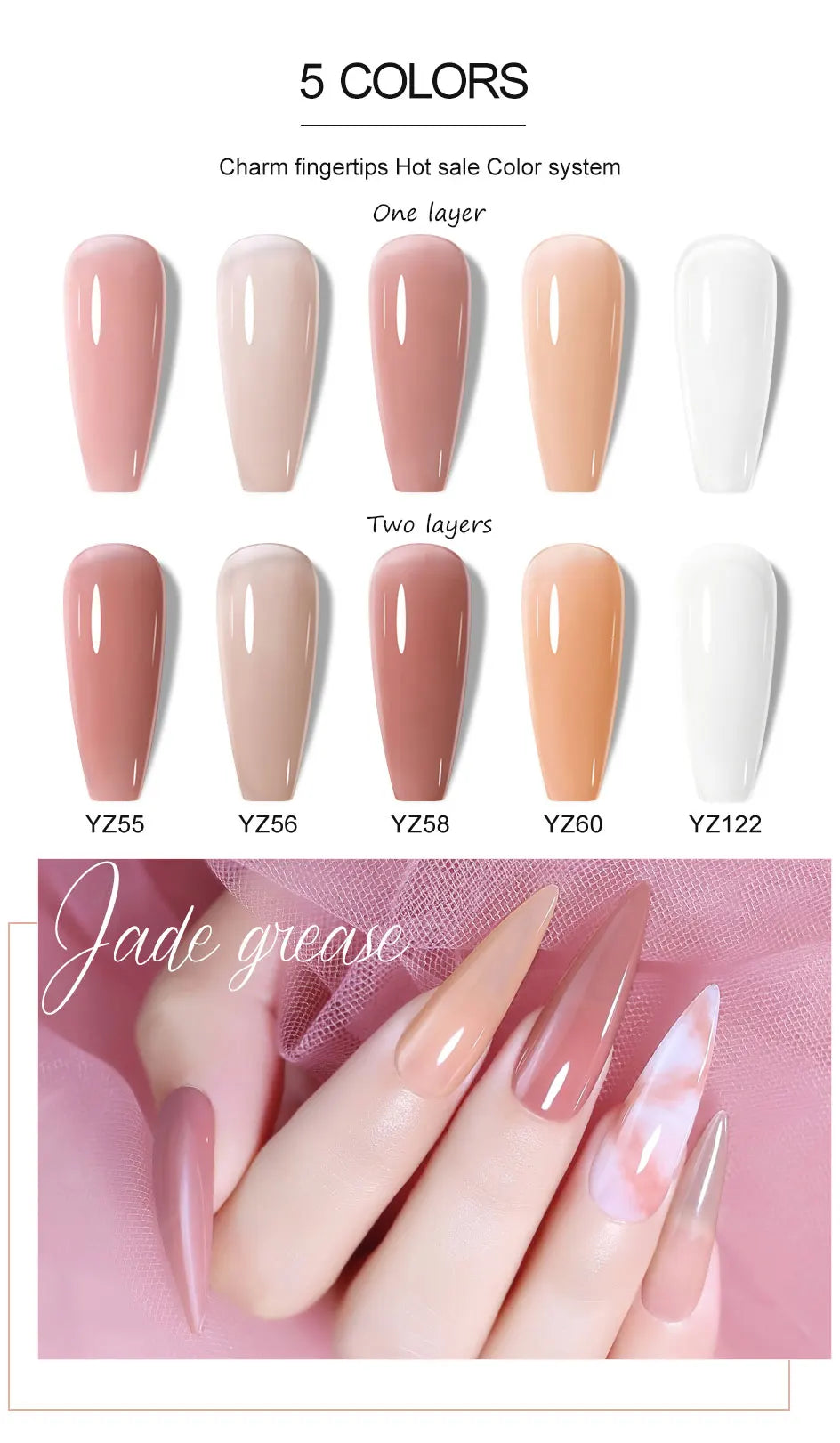 NAILCO 15ml TPO-Free Nail Gel Polish Vernis Semi Permanent Nails Art Manicure Design Hybrid Remover Gel Top Coat Ongle Gel UV