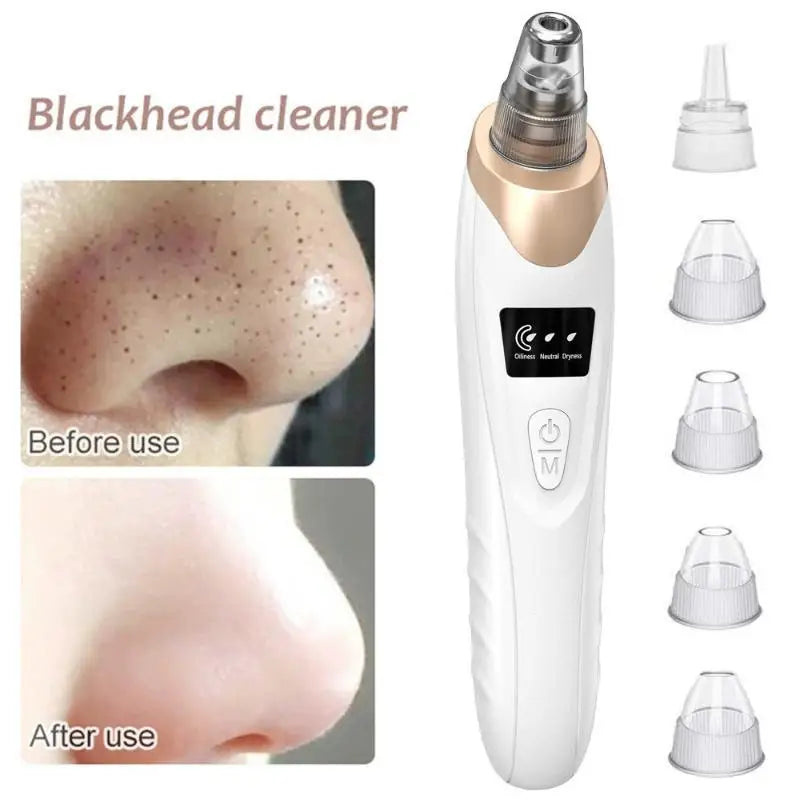 Electric Facial Blackhead Vacuum Remover Deep Pore Cleansing Tool For Skin Care Pore Refining Cleansing Beauty Tool