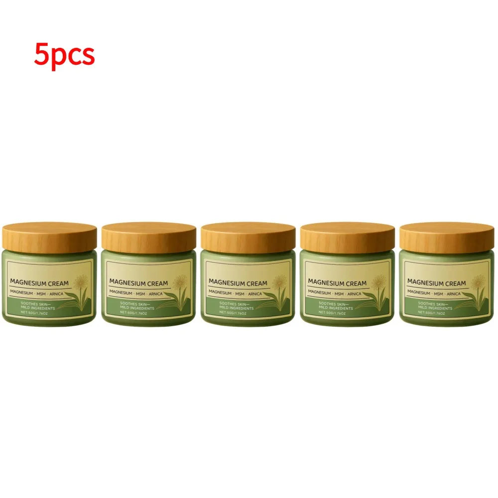 50g Natural Plant Hydrating Moisturize Cream Magnesium MSM Arnica Body Butter Non-Greasy Gentle Daily Barrier Repair Face Cream