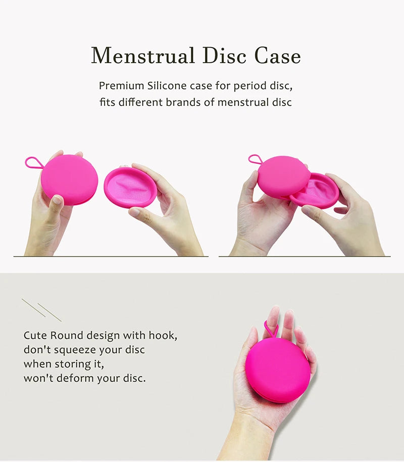 Menstrual Disc Menstrual Cup Set With Electric Sterilizer Storage Case Medical Silicone Period Female Health Care Products