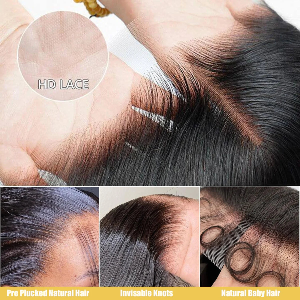 Pre Plucked Body Wave Human Hair Wigs For Woman Clearance Sale 13x6 HD Lace Frontal Human Hair Wig Glueless Wigs Human Hair