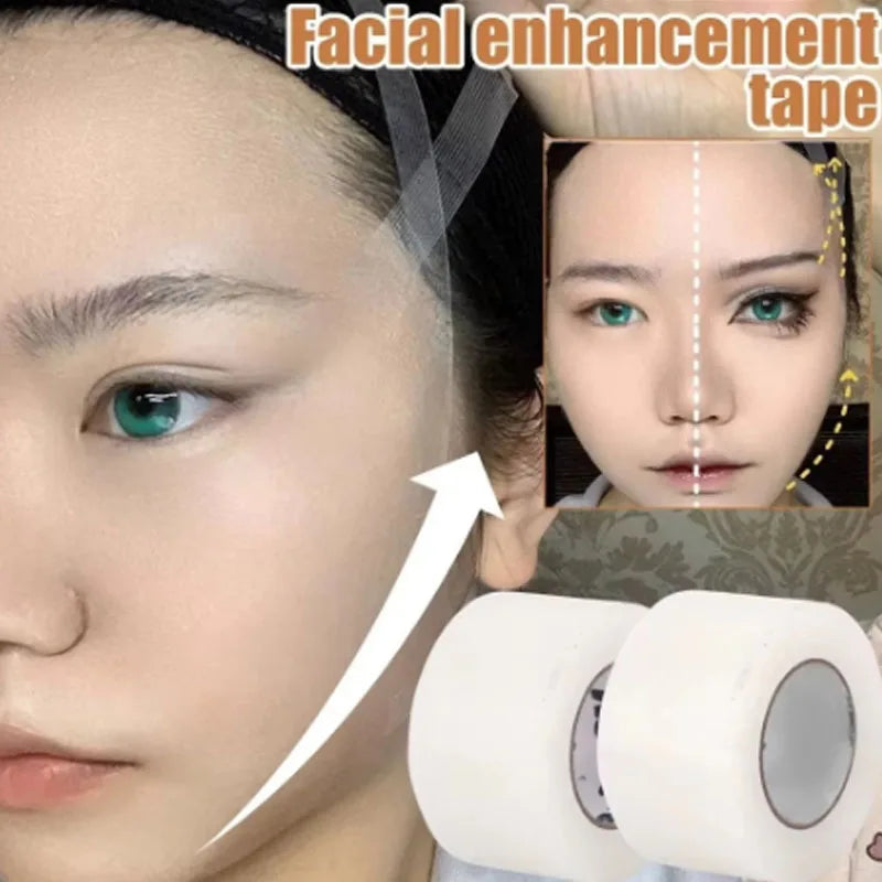 8M/Roll PE Facial Tape Breathable Lift Wrinkles Cosplay Makeup Tape Beauty Makeup Tool Transparent V-Line Face Lift Tape