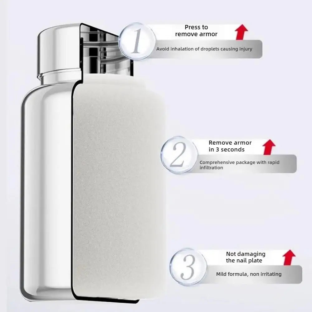 Professional Nail Polish Remover Gel Nail Glue Remover Glue Off for False Nails No Damage Press-on Nails Removal