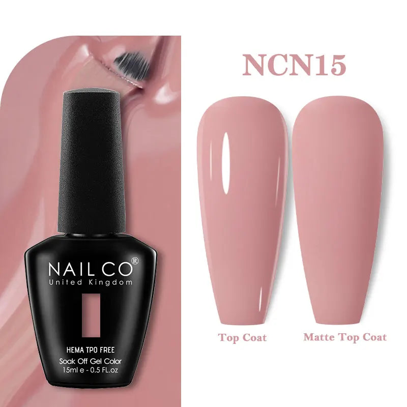 NAILCO 15ml TPO-Free Nail Gel Polish Vernis Semi Permanent Nails Art Manicure Design Hybrid Remover Gel Top Coat Ongle Gel UV