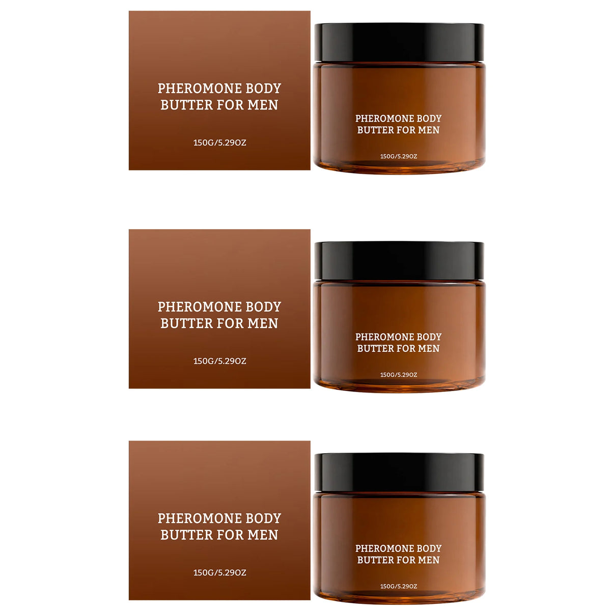 Men’s Pheromone Body Butter Soothe Dryness Enhance Skin Softness Long-Lasting Hydration Fast Absorbing Moisturizing Body Lotion