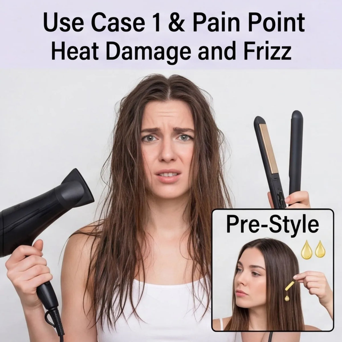1/2/3Pcs Hair Oil Serum 60ml Lightweight Nourishing Scalp Care Oil Strengthen Hair Add Shine Dry Frizzy Hair Treatment