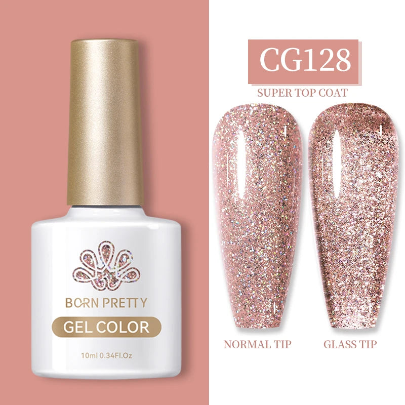 BORN PRETTY 10ml Gel Nail Polish Gel 130 Colors Semi Permanent Solid Nail Gel Varnish Soak Off UV Gel for Base Top Coat