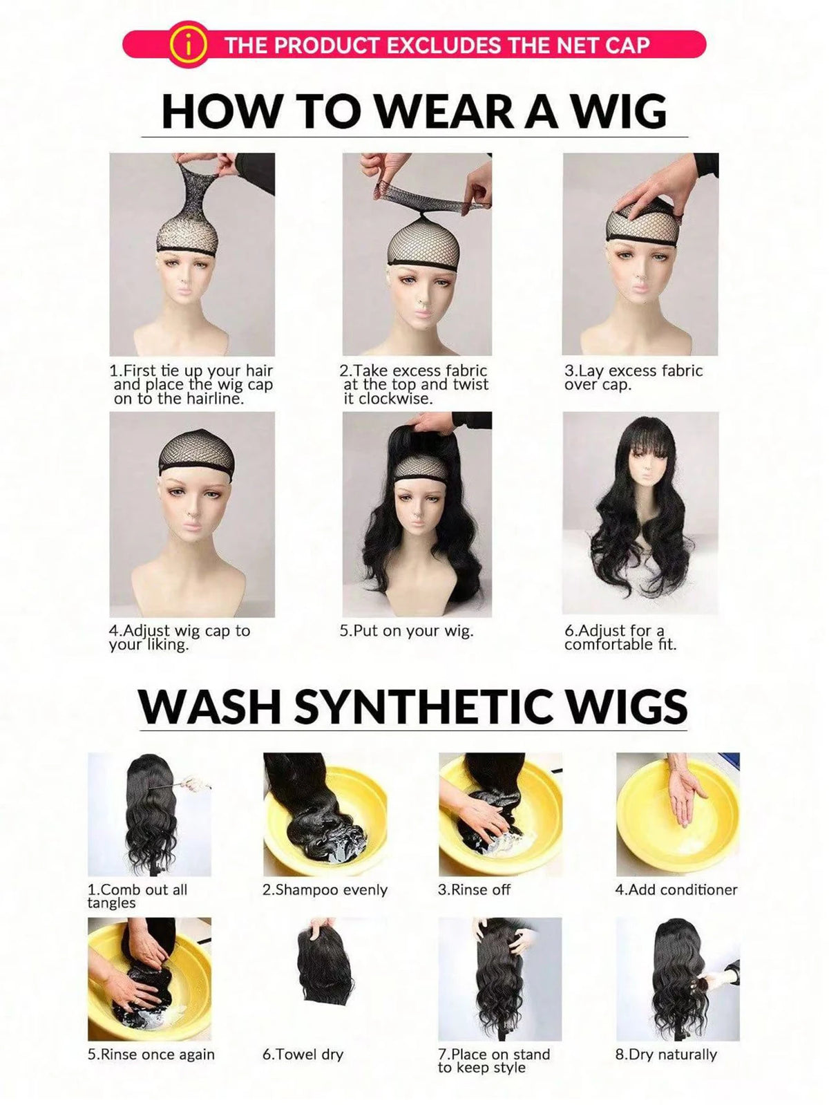 Headband Wigs for Synthetic Short Afro Kinky Curly Wigs Dark Brown Wig with Bangs Wrap Wigs 2 in 1 synthetic Wig Drawstring