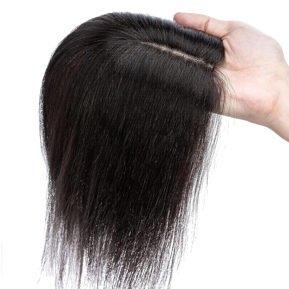 Silk Base Women Toupee Human Hair Wig 12x13cm 100% Brazilian Human Remy Hair System Silk Top Machine Made Women Topper Hairpiec