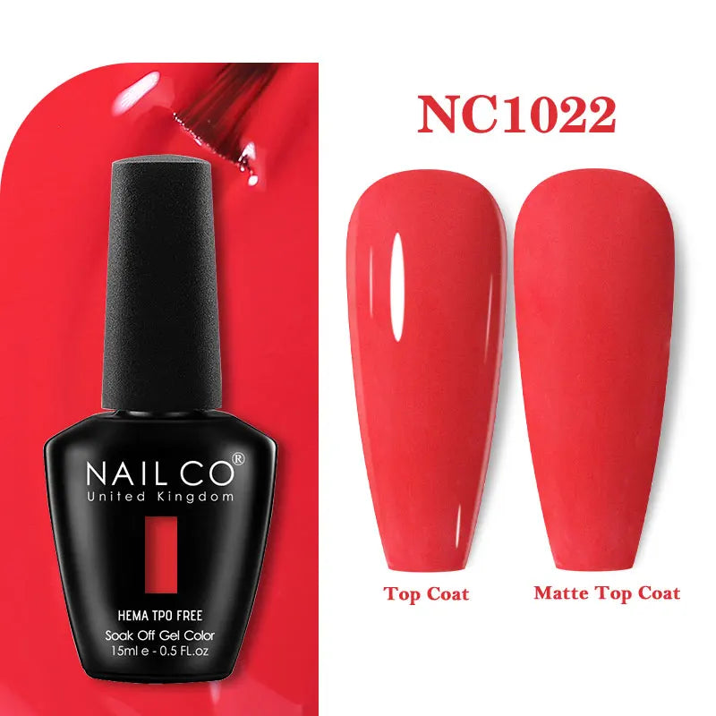 NAILCO 15ml TPO-Free Nail Gel Polish Vernis Semi Permanent Nails Art Manicure Design Hybrid Remover Gel Top Coat Ongle Gel UV