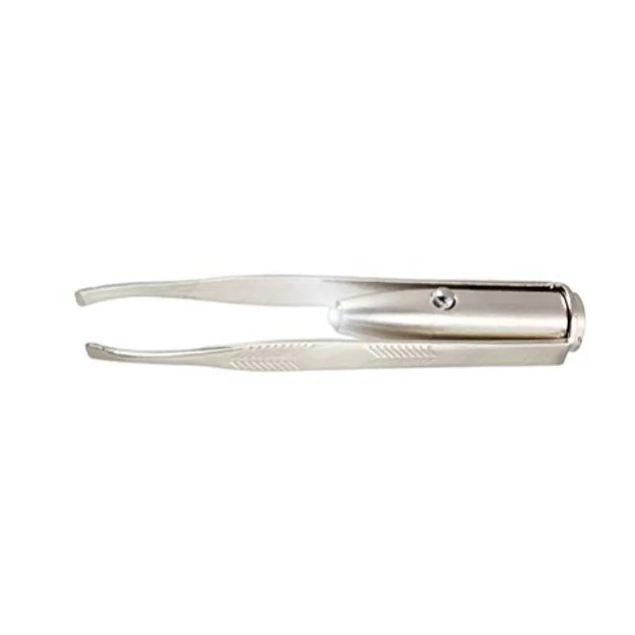 Creative Led Light Eyelash Eyebrow Hair Removal Stainless Steel Make Up Tweezer Durability and practicality Beauty and Personal
