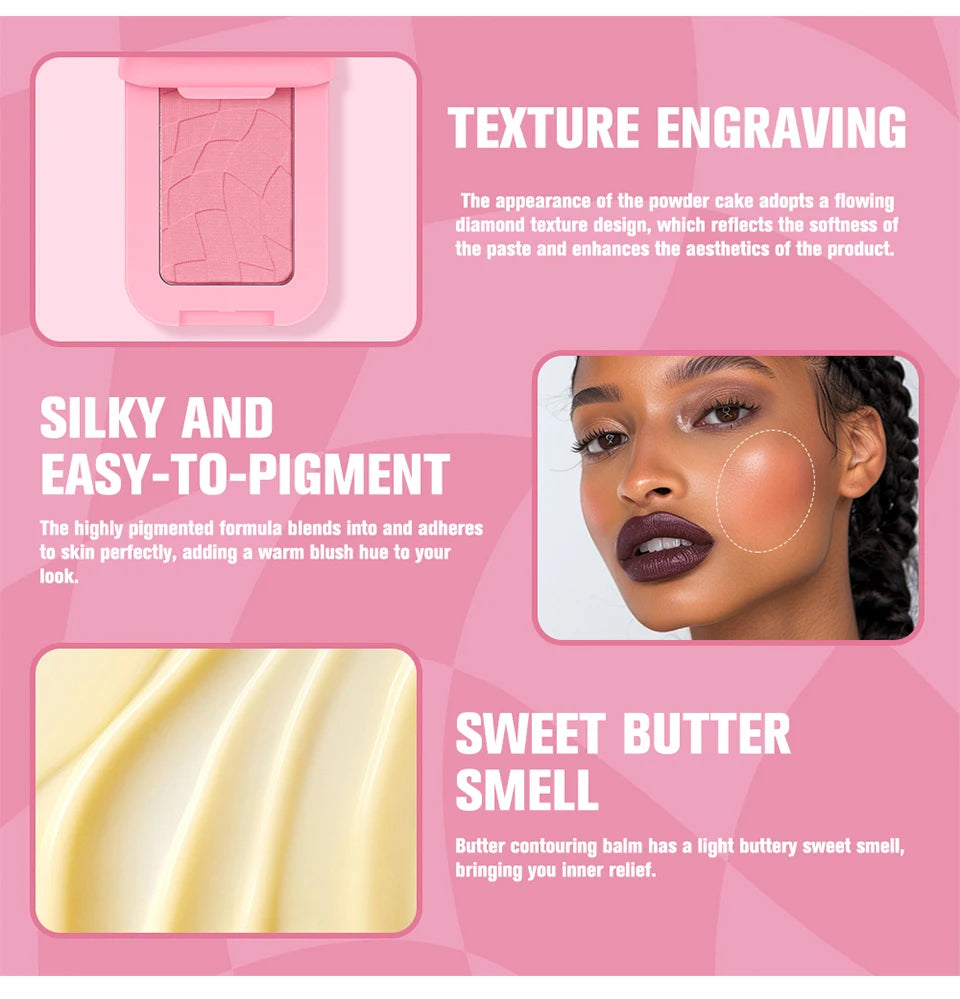 Bronzer Makeup Contour Soft Matte High Pigmentation Long-lasting Waterproof Bronzed And Shimmery Palette Powder Korean Makeup