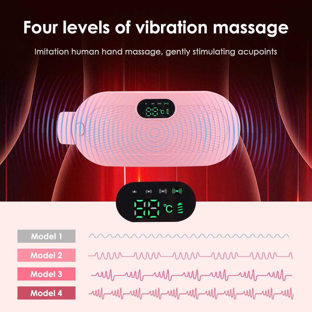 Menstrual Heating Pad Smart Warm Palace Belt for Relieving Waist Pain During Menstruation Heating Abdominal Waist Massage Tools