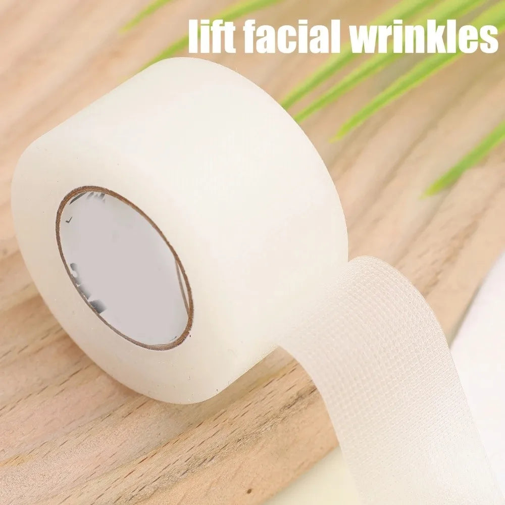 New 8M/Roll PE Facial Tape Professional Lift Wrinkles Doulble Eyelid Tape Transparent Breathable Cosplay Makeup Tape