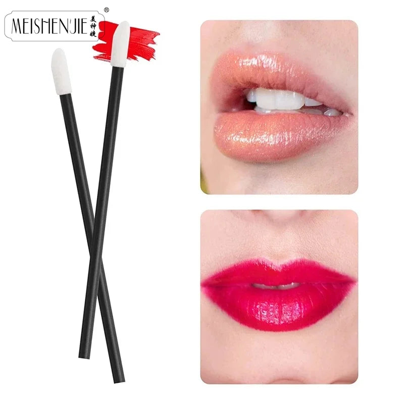 50/1000pcs Lip Brushes Applicators Eyelashes Brush Lipstick Brush Lip Gloss Applicator Wands Makeup Beauty Tool