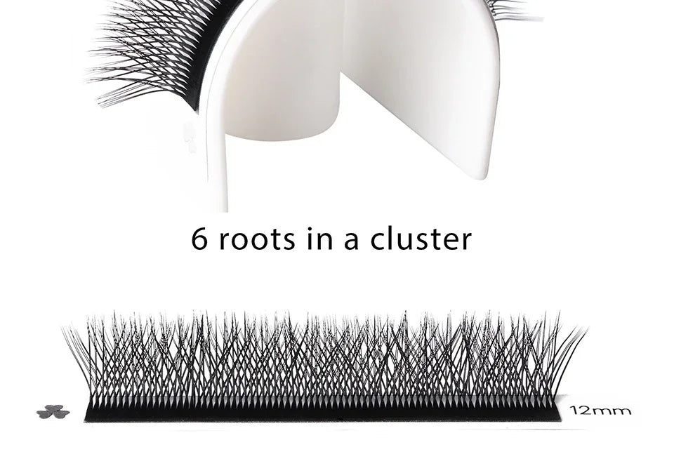 Befer Cilios YY/3D/4D/5D/6D W Shaped Fake Eyelashes Extension Technologic Fiber High Quality Soft Natural Professional