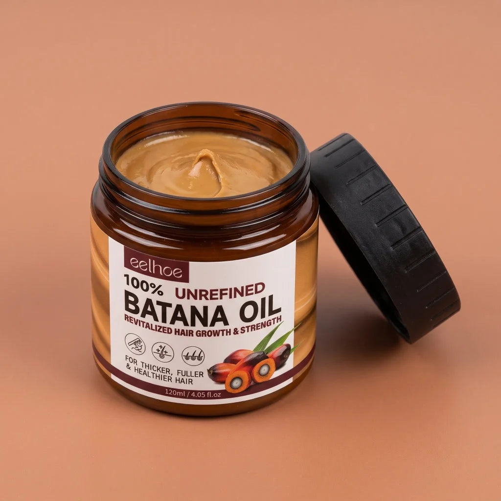 Batana Oil Natural Scalp Nourishing Balm Strengthen Weak Hair Boost Thicker Fuller Healthier Hair Daily Home Hair Treatment