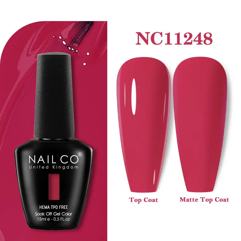NAILCO 15ml TPO-Free Nail Gel Polish Vernis Semi Permanent Nails Art Manicure Design Hybrid Remover Gel Top Coat Ongle Gel UV