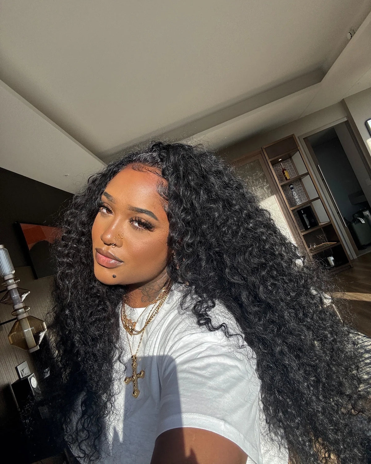Kinky Curly 13x6 HD Lace Frontal Wig 4C Edges Curly Baby Hair For Women 7x5 Glueless Pre Cut Lace Deep Wave Wigs 100% Human Hair