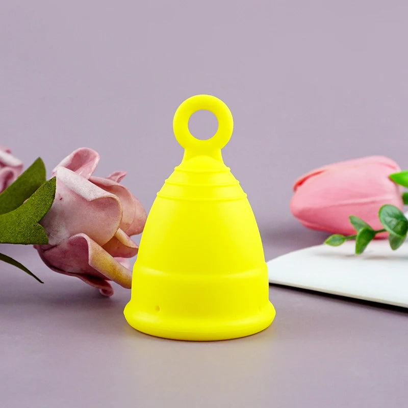Period Menstrual Bowls For Menstruation Antispill Medical Grade Menstrual Cups Medical Silicone Women's Menstrual Collector