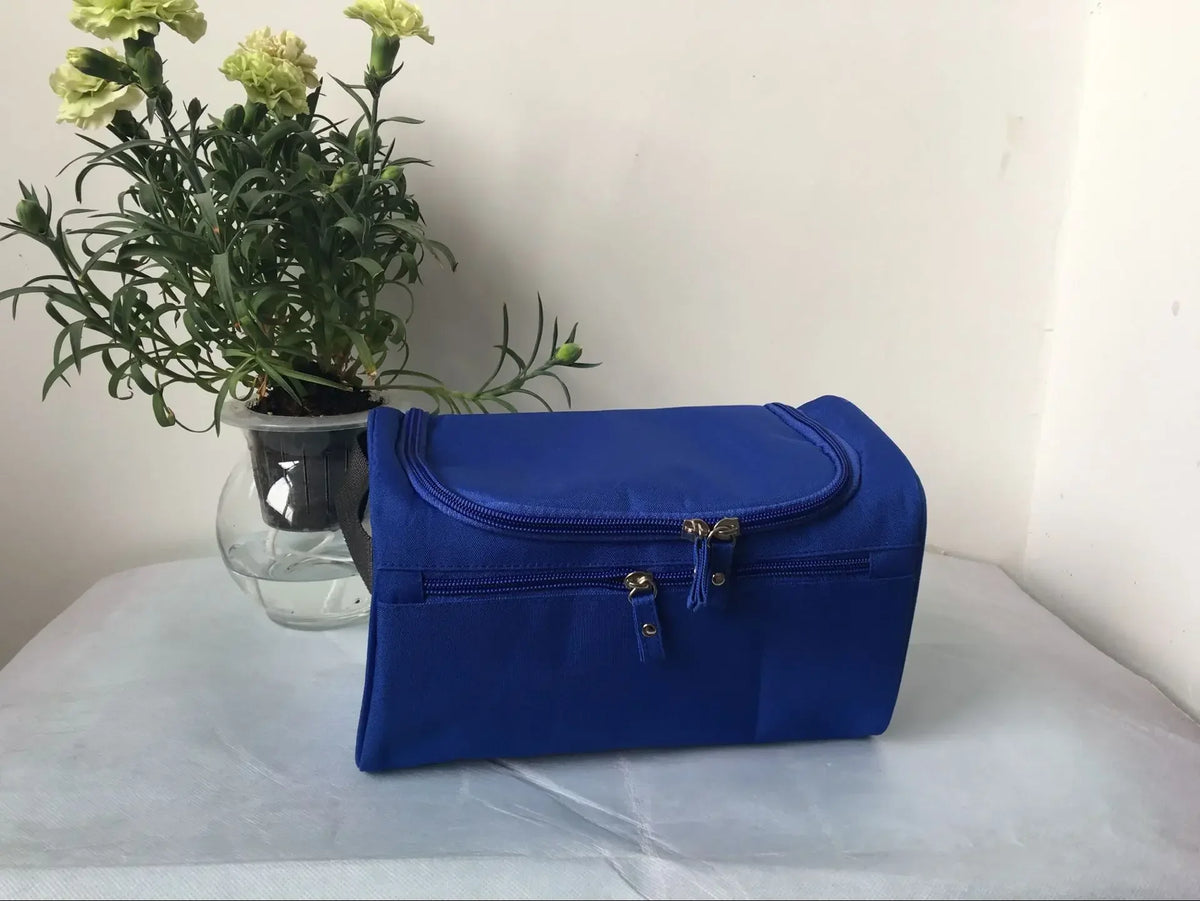 Portable Makeup Bag Unisex Capacity Waterproof Cosmetic Organizer Toiletry Hanging Case Pouch for Women Men Wash Shaving Make Up