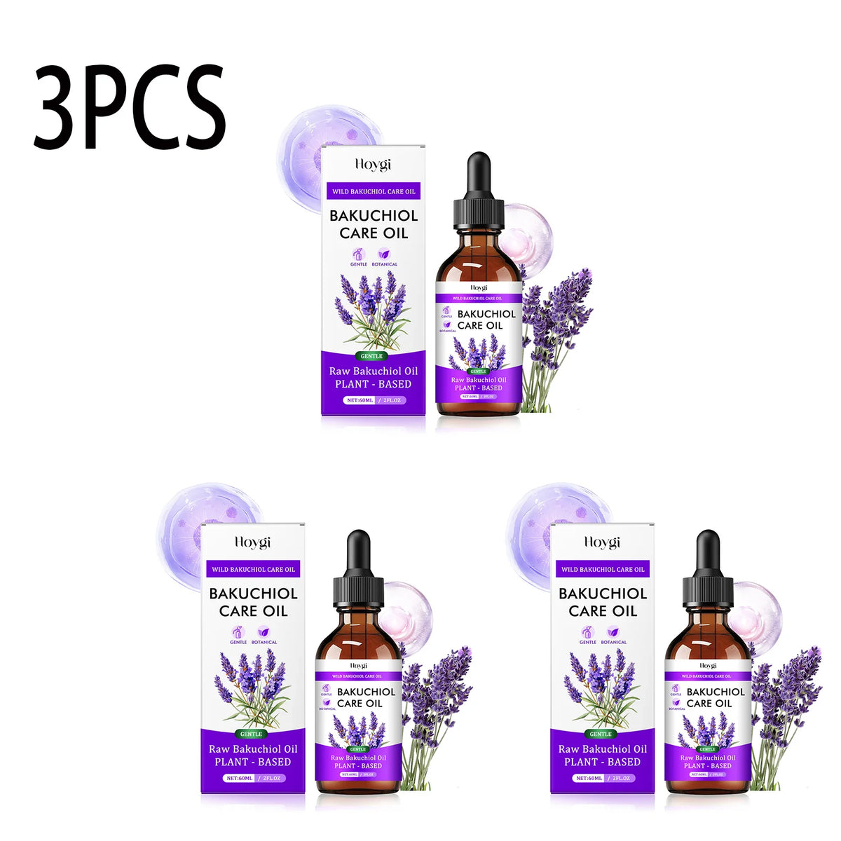 Bakuchiol Essectial Oil Relaxing Reduce Fine Lines Smoothing Facial Body Skin Care Nourish Aromatherapy Lavender Essential Oil