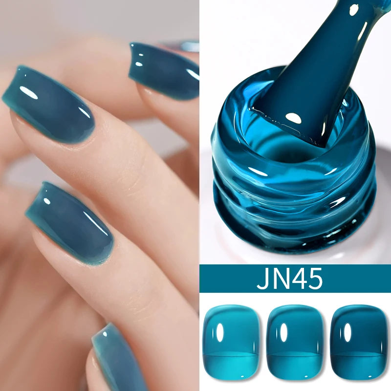 BORN PRETTY Water Light Cat Magnetic Gel Nail Polish Nude Milk White Jelly Color Semi Permanent Soak Off UV LED Gel Varnish DIY
