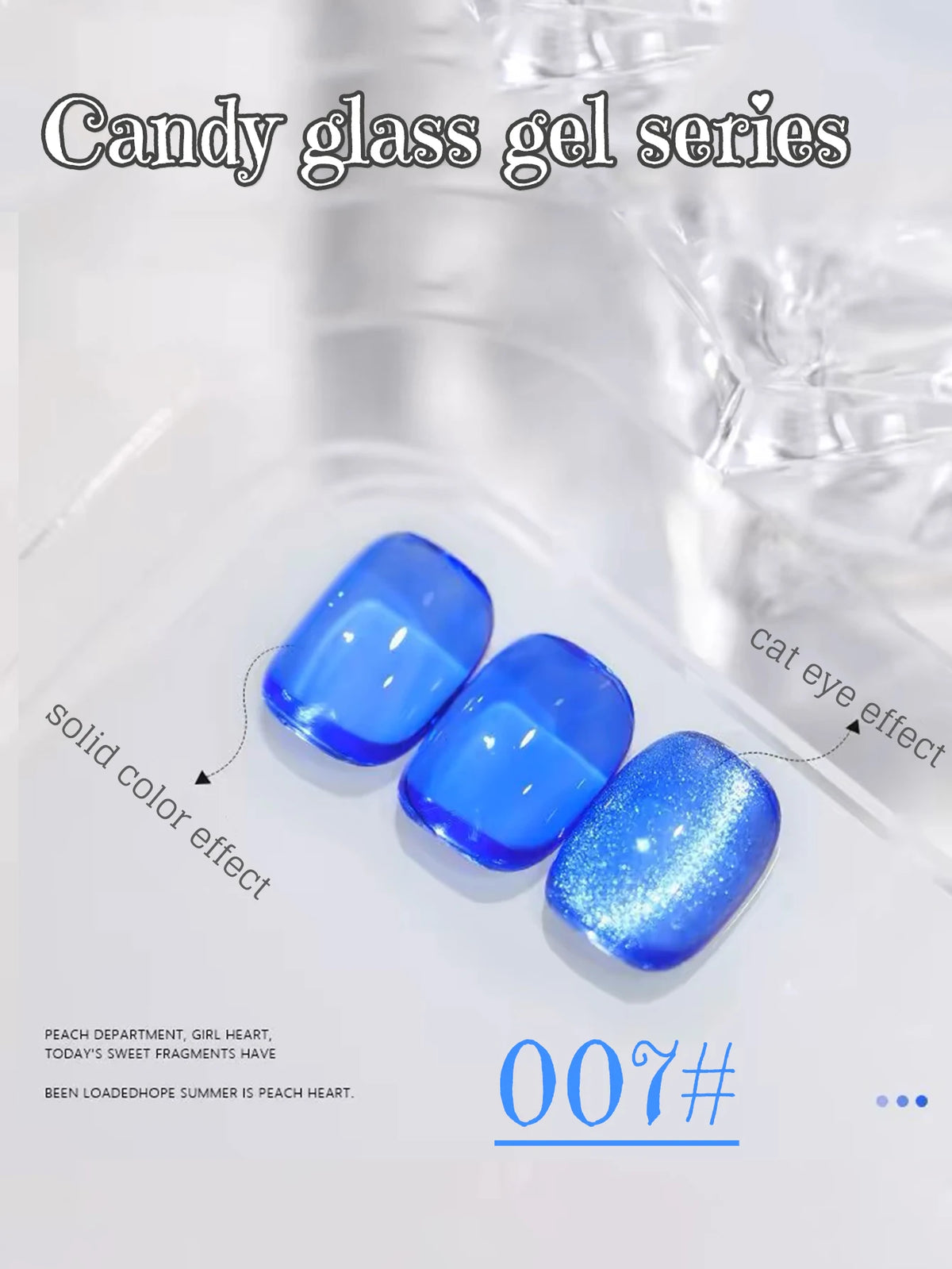 MIANEL 12ML Candy Glass Gel Nail Polish Set Ice-Clear Dopamine Spring Nails Fantasy Nail Art 1-10 Pcs